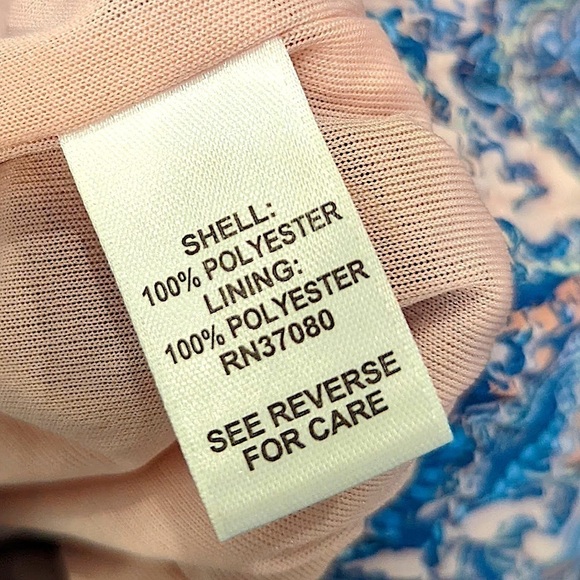 C est 1946 Border Print Palazzo Wide Leg Pants Size Small - Picture 6 of 7